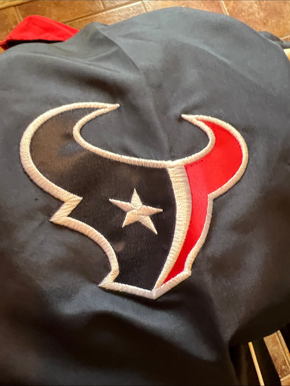 Houston Texans NFL Team Apparel half zip, pullover jacket, men's medium - Picture 5 of 5